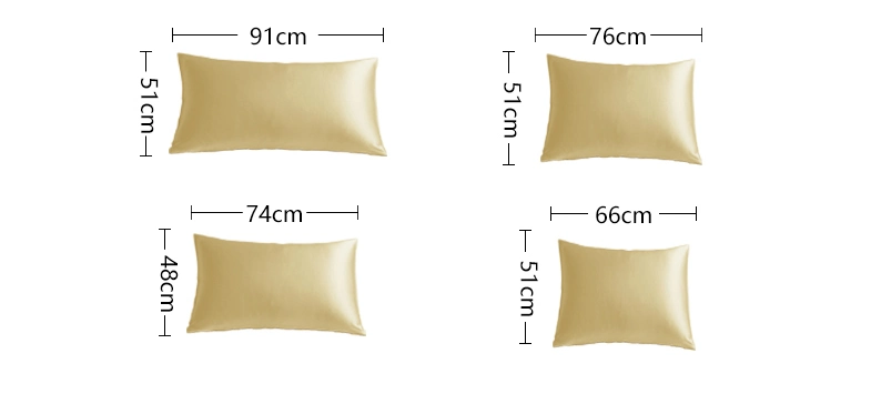 Wholesale Zipper Closure Silk Pillowcase 22mm 100% Mulberry Silk Pillowcase with Oeko-Tex